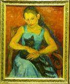 PARSISI Femme Au Chat PARSISI Femme Au Chat
