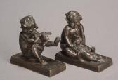 PARSONS Edith Barretto Stev. Children At Play With Dog And Cat: PARSONS Edith Barretto Stev. Children At Play With Dog And Cat: