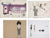 PASCALI Pino Four Works: Mucca; Arabi; Donnina(studio); Figure PASCALI Pino Four Works: Mucca; Arabi; Donnina(studio); Figure