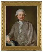 PASCH Lorenz II Porträtt Av Grosshandlaren Johan Fredrik Burghardi PASCH Lorenz II Porträtt Av Grosshandlaren Johan Fredrik Burghardi