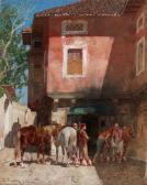 PASINI Alberto The Blacksmith's Courtyard PASINI Alberto The Blacksmith's Courtyard