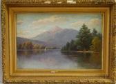 PASKELL William Frederick Mountain View Across A Lake, Possibly Mount Chocorua PASKELL William Frederick Mountain View Across A Lake, Possibly Mount Chocorua