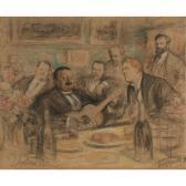 PASTERNAK Leonid Ossipovich At K.a. Korovin's 'old Time Songs': Chaliapin And The Artists PASTERNAK Leonid Ossipovich At K.a. Korovin's 'old Time Songs': Chaliapin And The Artists