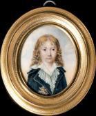 PAU DE SAINT-MARTIN Alexandre Portrait Du Dauphin De France Louis Xvii En Veste Bleue PAU DE SAINT-MARTIN Alexandre Portrait Du Dauphin De France Louis Xvii En Veste Bleue