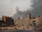 PAUL John Dean A View Of Northumberland House And Charing Cross; And A View Of Westminster Hall PAUL John Dean A View Of Northumberland House And Charing Cross; And A View Of Westminster Hall