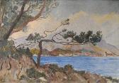 PAULIN Bertha D Seaside Scene PAULIN Bertha D Seaside Scene