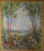 PAULIS Armand Nymphes Et Satyre Au Bord D’’un Lac PAULIS Armand Nymphes Et Satyre Au Bord D’’un Lac
