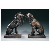 PAUTROT Ferdinand A Seated Pointer And A Setter Holding Up Game (a Pair) PAUTROT Ferdinand A Seated Pointer And A Setter Holding Up Game (a Pair)