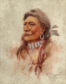 PAXSON Ethel Easton Untitled (indian Man) PAXSON Ethel Easton Untitled (indian Man)