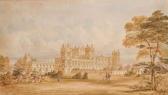 PAXTON Joseph Vue Des Façade Ouest Et Sud Du Château De Ferrières PAXTON Joseph Vue Des Façade Ouest Et Sud Du Château De Ferrières
