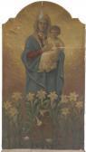 PAXTON SLADE J. The Madonna And Child In A Landscape PAXTON SLADE J. The Madonna And Child In A Landscape