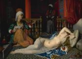 PAXTON WILLIAM M C GREGOR American Odalisque With A Slave (copy After Ingres) PAXTON WILLIAM M C GREGOR American Odalisque With A Slave (copy After Ingres)