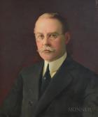 PAXTON William MacGregor Head Study Of James Howell Cummings PAXTON William MacGregor Head Study Of James Howell Cummings