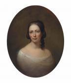 PEALE Rembrandt Portrait Of Amelia Priestman PEALE Rembrandt Portrait Of Amelia Priestman