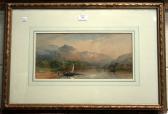 PEARSON C. Figures Loading A Rowing Boat On The Bank Of A River Within A Mountainous Landscape PEARSON C. Figures Loading A Rowing Boat On The Bank Of A River Within A Mountainous Landscape