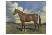 PEARSON Kathleen Margaret Horse Before A Sussex Landscape PEARSON Kathleen Margaret Horse Before A Sussex Landscape