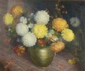 PEARSON Marguerite Stuber Chrysanthemums By The Hearth PEARSON Marguerite Stuber Chrysanthemums By The Hearth