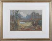 PEART Thomas M Sheep In A Riverside Meadow PEART Thomas M Sheep In A Riverside Meadow