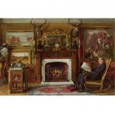 PECKITT Thomas Sir Thomas Beckham In His Study PECKITT Thomas Sir Thomas Beckham In His Study