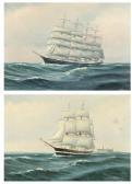 PEDERSEN Peder Christian Sescapes With Sailing Ships PEDERSEN Peder Christian Sescapes With Sailing Ships