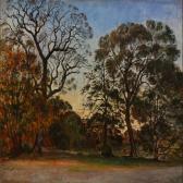 PEDERSEN Viggo C.F.V An October Evening In Fredensborg, Denmark PEDERSEN Viggo C.F.V An October Evening In Fredensborg, Denmark