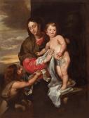 PEDRO DE MOYA Madonna Con Il Bambino E San Giovannino PEDRO DE MOYA Madonna Con Il Bambino E San Giovannino
