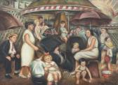 Peggy Dodds WILLIAMS Carousel Scene Peggy Dodds WILLIAMS Carousel Scene