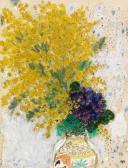 PEIFFER-WATENPHUL Max Bouquet Of Violets And Mimosas PEIFFER-WATENPHUL Max Bouquet Of Violets And Mimosas