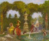 PELLAR Hanns Ladies In A Landscape Park PELLAR Hanns Ladies In A Landscape Park