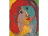 PELLAREY A. Portrait De Femme PELLAREY A. Portrait De Femme
