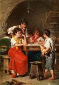 PELUSO Francesco Junge Neapolitianische Familie PELUSO Francesco Junge Neapolitianische Familie