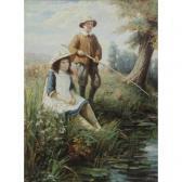 PEMBERTON Harold Children Fishing PEMBERTON Harold Children Fishing