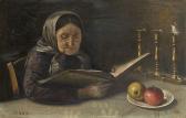 PEN Iehuda Old Woman Reading PEN Iehuda Old Woman Reading