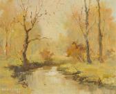 PENCZNER Paul Joseph Autumn Landscape With Creek PENCZNER Paul Joseph Autumn Landscape With Creek