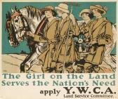 PENFIELD Edward The Girl On The Land Serves The Nation's Needs PENFIELD Edward The Girl On The Land Serves The Nation's Needs