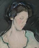 PEPLOE Samuel John A Portrait Of A Young Woman, Thought To Be Peggy Macrae PEPLOE Samuel John A Portrait Of A Young Woman, Thought To Be Peggy Macrae
