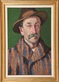 PEPPER Charles Hovey Four Paintings Of Maine Fishing Guides PEPPER Charles Hovey Four Paintings Of Maine Fishing Guides