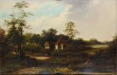 PERCY Sidney Richard Landscape With Cottages PERCY Sidney Richard Landscape With Cottages