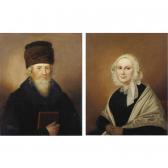 PERDISCH ADOLPH A Rabbi And His Wife: A Pair Of Portraits PERDISCH ADOLPH A Rabbi And His Wife: A Pair Of Portraits