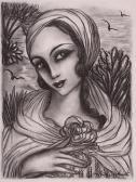 PERDRIAT Helene Marie M. Portrait Of A Lady PERDRIAT Helene Marie M. Portrait Of A Lady