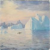 PETERSEN Emanuel A. Fiord Scene From Arsuk Umanak In Greenland PETERSEN Emanuel A. Fiord Scene From Arsuk Umanak In Greenland