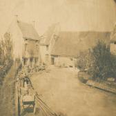 PETIOT-GROFFIER Fortune Joseph Chalon Sur Soane, River Scene And Brick Buildings PETIOT-GROFFIER Fortune Joseph Chalon Sur Soane, River Scene And Brick Buildings