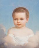 PETIT Savinien Fr. Charles Portrait Of A Child PETIT Savinien Fr. Charles Portrait Of A Child