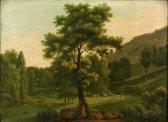 PETITBOIS Agathon Berger Et Son Troupeau Dans Un Paysage Classique PETITBOIS Agathon Berger Et Son Troupeau Dans Un Paysage Classique