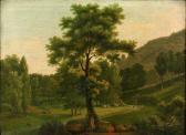PETITBOIS Agathon Berger Et Son Troupeau Dans Un Paysage Classique PETITBOIS Agathon Berger Et Son Troupeau Dans Un Paysage Classique