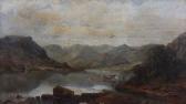 PETTITT George William Paesaggio Lacustre Con Armenti E Viandanti PETTITT George William Paesaggio Lacustre Con Armenti E Viandanti