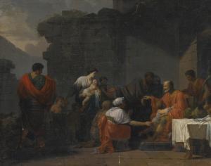 Jean-François Pierre Peyron - Belisarius Receiving Hospitality From A Peasant