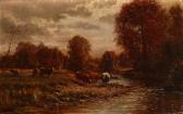 PHELPS William Preston Landscape With Grazing Cattle PHELPS William Preston Landscape With Grazing Cattle