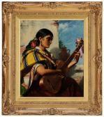 PHILLIP John Spanish Gypsy Playing A Guitar PHILLIP John Spanish Gypsy Playing A Guitar