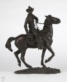 PHILLIPS Gordon Cowboy Astride A Horse PHILLIPS Gordon Cowboy Astride A Horse